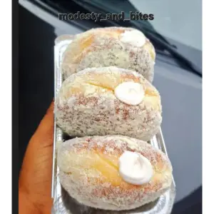 milky doughnut sold by Modesty_and_bites
