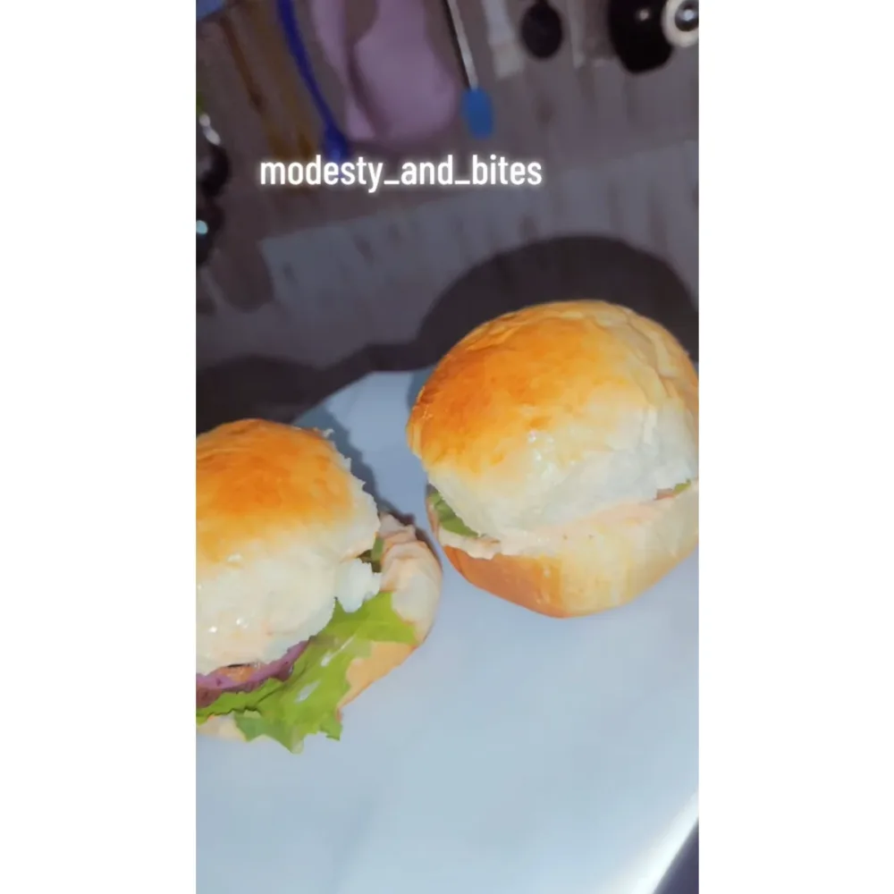 Back view of Burger